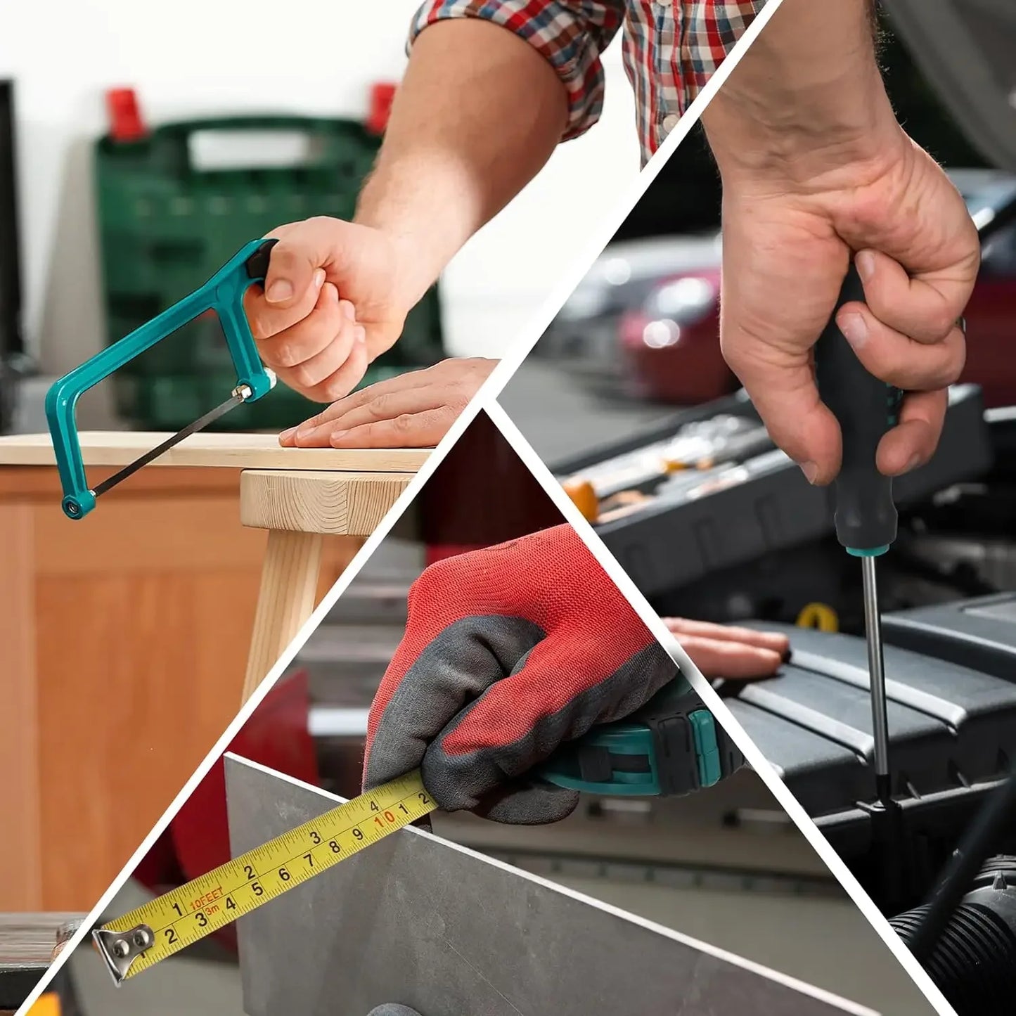 TLGREENDIY 198 Pieces Comprehensive Home And Auto Maintenance Toolset KitBundlePro