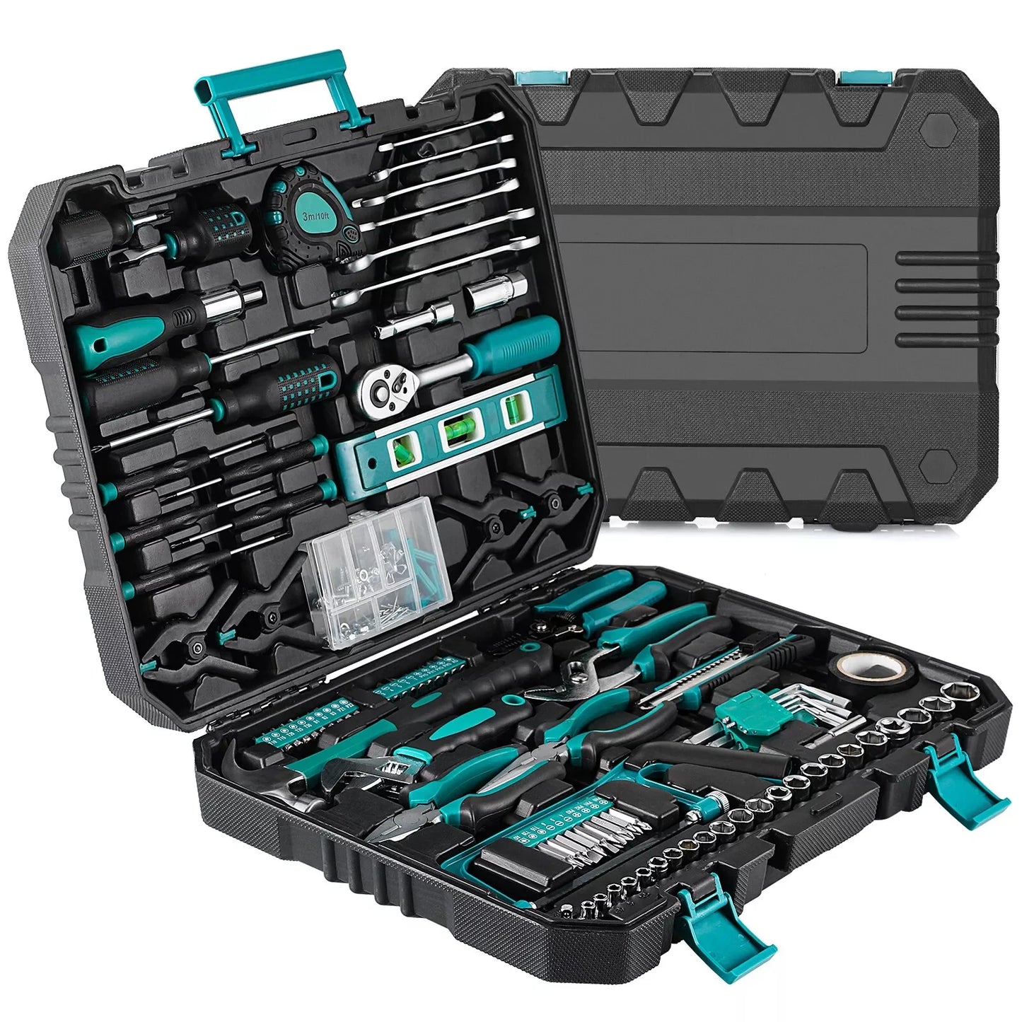 TLGREENDIY 198 Pieces Comprehensive Home And Auto Maintenance Toolset KitBundlePro