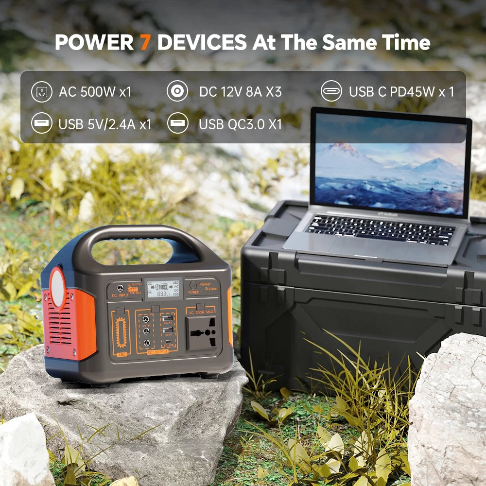 GaiaRay Portable Power Station LiFePO4 Battery