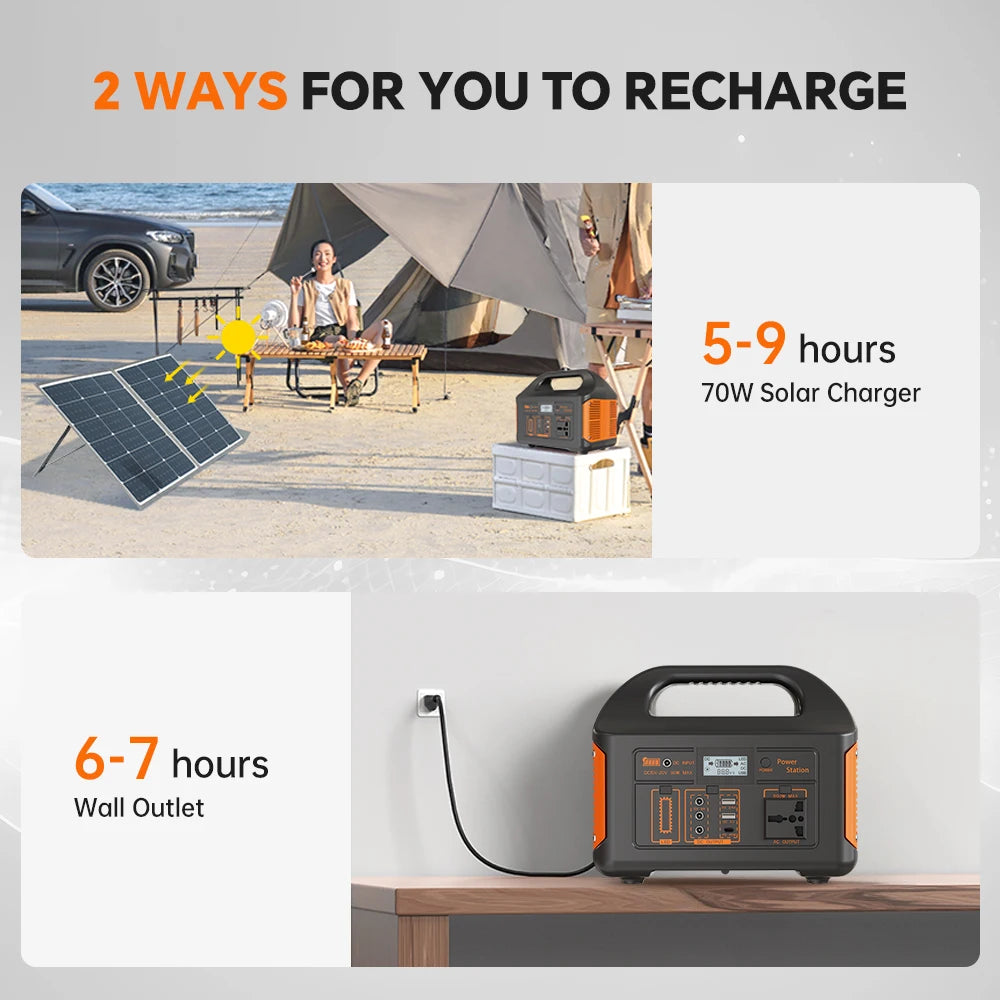 GaiaRay Portable Power Station LiFePO4 Battery