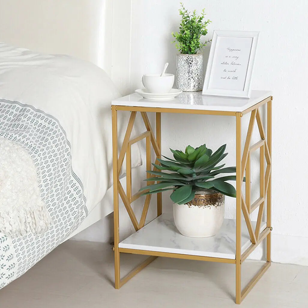 Wisfor Luxury Marble Tea Coffee Table for Living Room