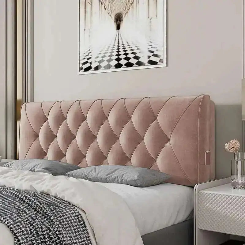 Backrest Soft Bed Headboard Skin Friendly American Flannel