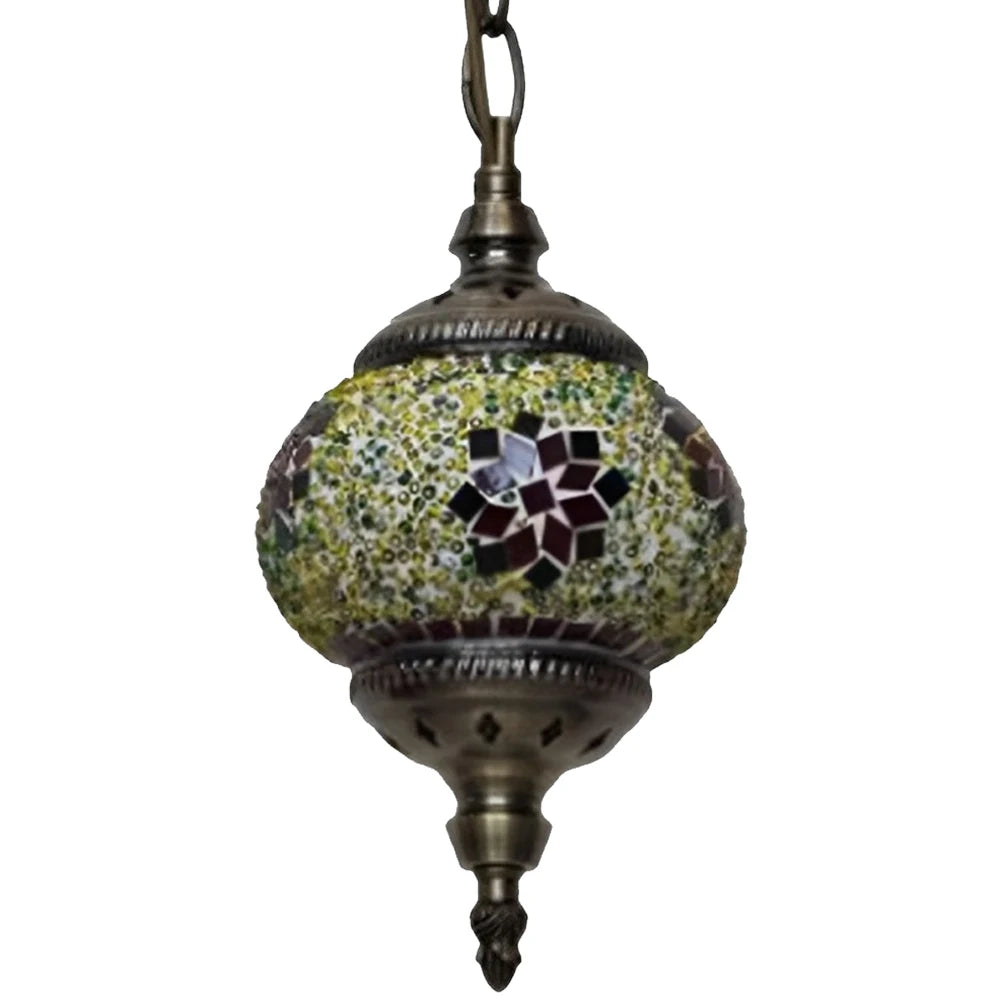 Turkish Moroccan Mosaic Pendant Light Hanging Ceiling Lamp