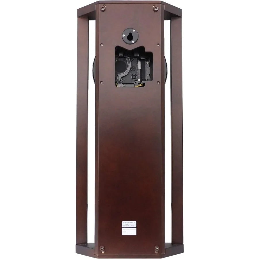 Elegant Modern Wall Clock With Pendulum And Dual Chimes