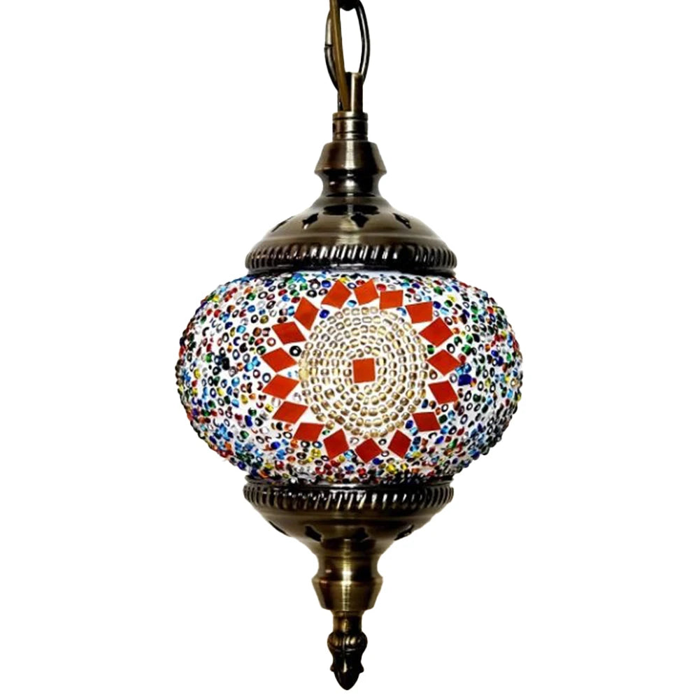 Turkish Moroccan Mosaic Pendant Light Hanging Ceiling Lamp