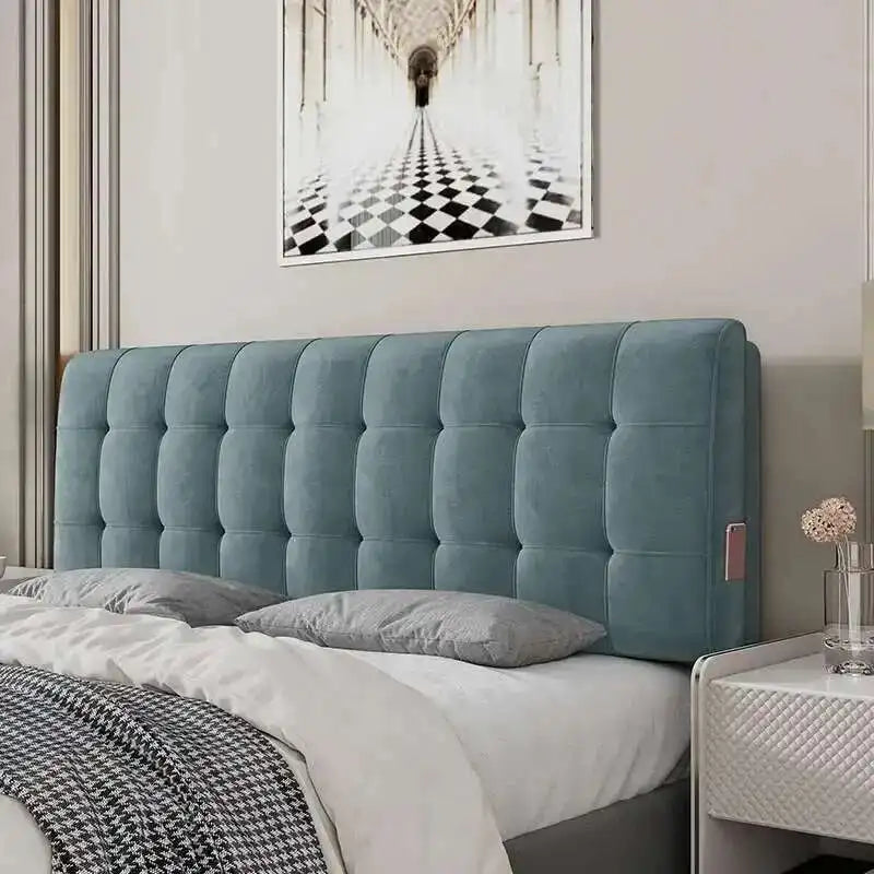 Backrest Soft Bed Headboard Skin Friendly American Flannel
