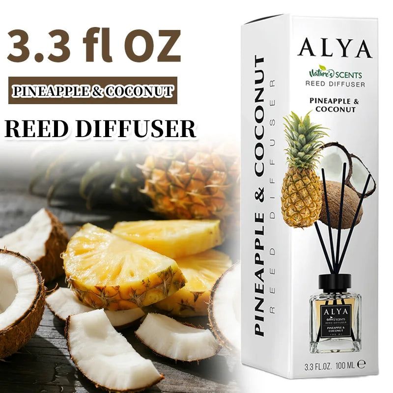 Reed Diffuser Set With 14 Scents And 4 Incense Sticks