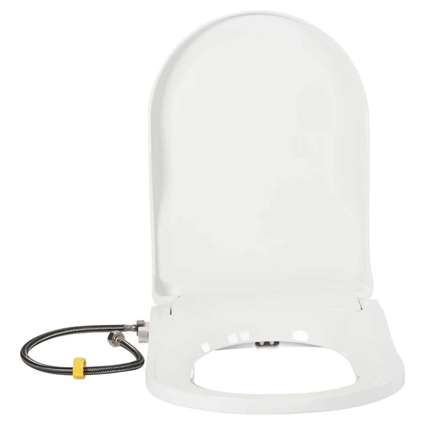 Non Electric Bidet Toilet Seat With Dual Nozzles For Elongated Toilets And Clean Hose