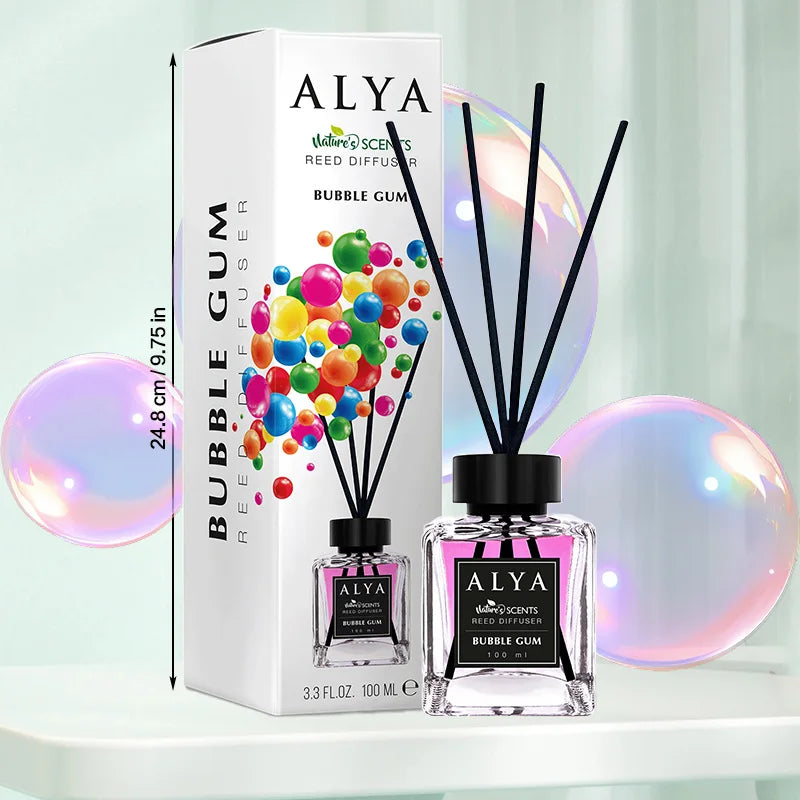 Reed Diffuser Set With 14 Scents And 4 Incense Sticks