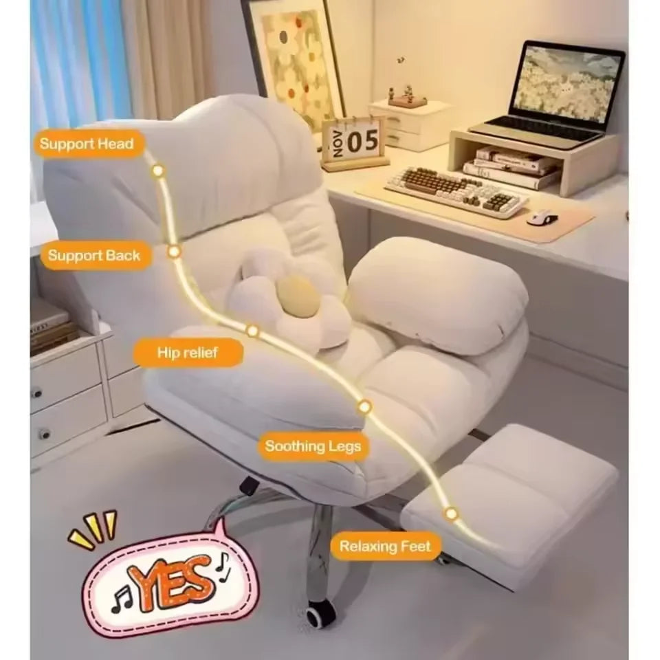 Multifunctional UltraDark Greyish Ergonomic Recliner Gaming Chair For Home Office