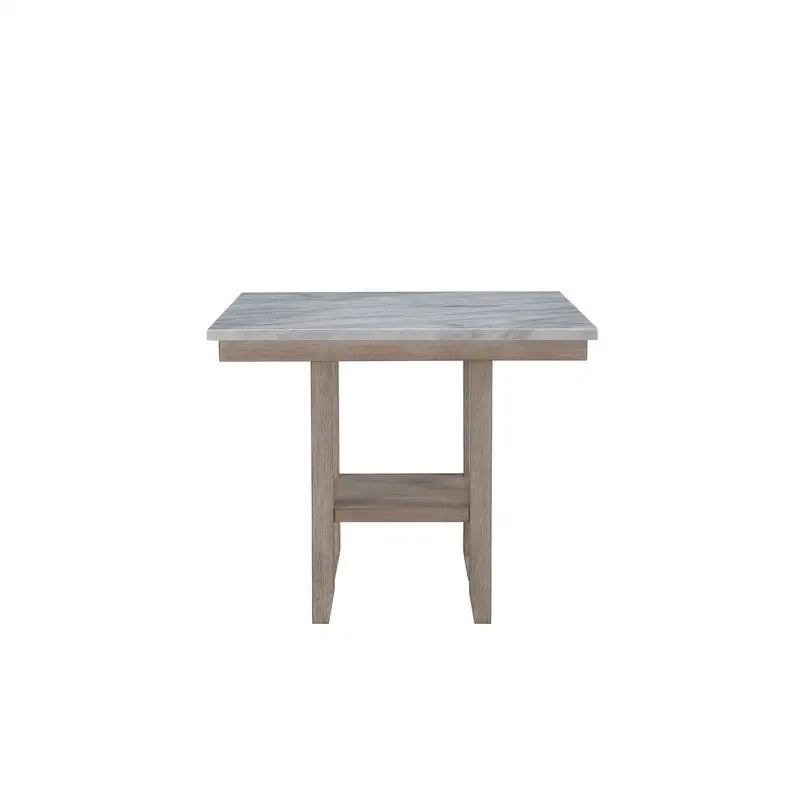 Natural Bar Table and Stools Set for Home and Pub Dining