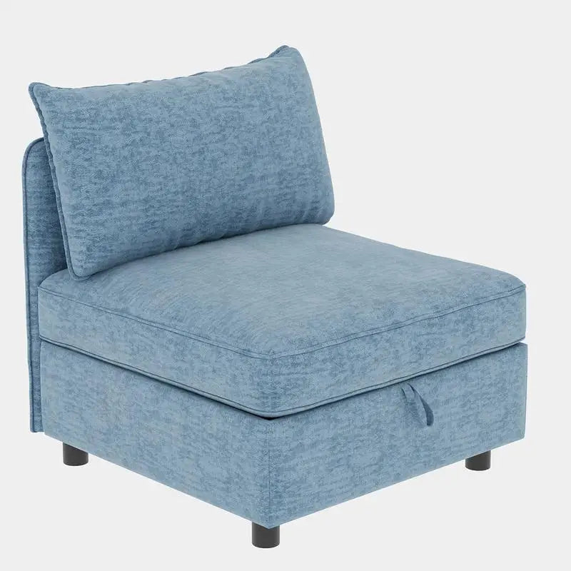 Modular Sectional Sofa Set With Storage For Living Room