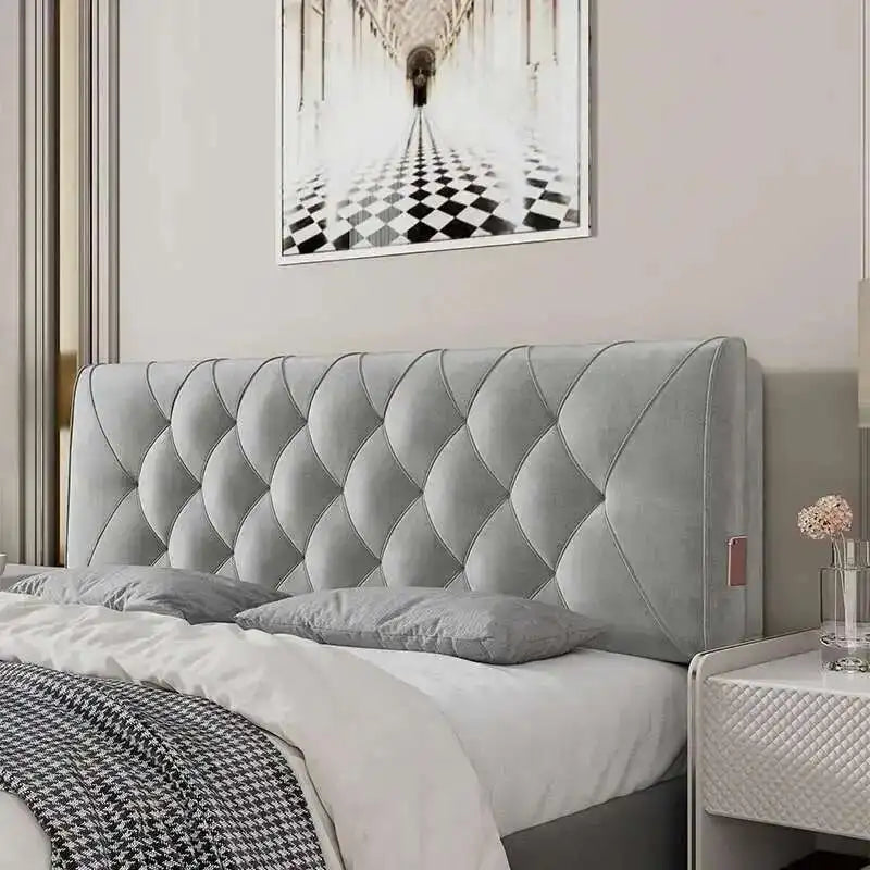 Backrest Soft Bed Headboard Skin Friendly American Flannel