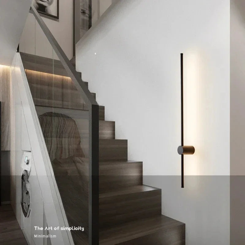 ENERLORD Nordic Luxury LED Strip WallMounted Lamp BedroomSpace BedsideLighting ReadingLight