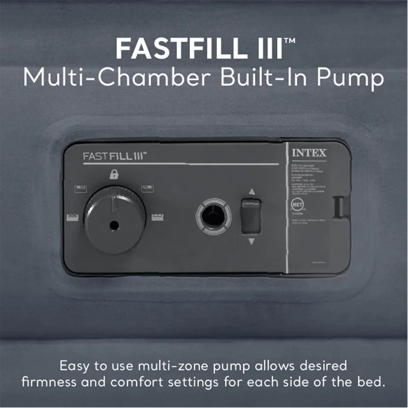 Dura Beam Deluxe Dual Zone Air Mattress With Pump