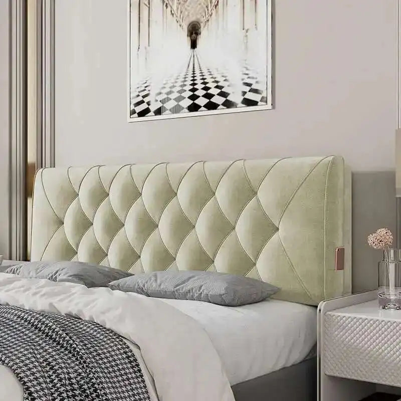 Backrest Soft Bed Headboard Skin Friendly American Flannel
