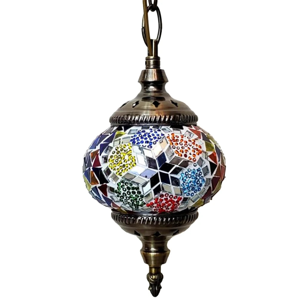 Turkish Moroccan Mosaic Pendant Light Hanging Ceiling Lamp