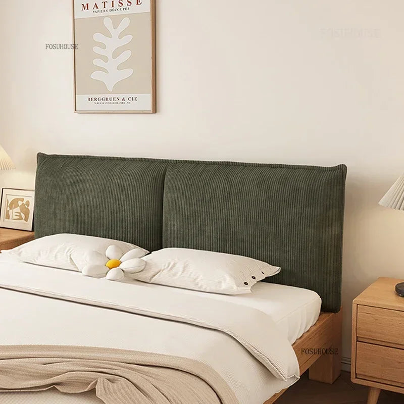 FOSUHOUSE European Corduroy Bed Headboards With Soft Backrest