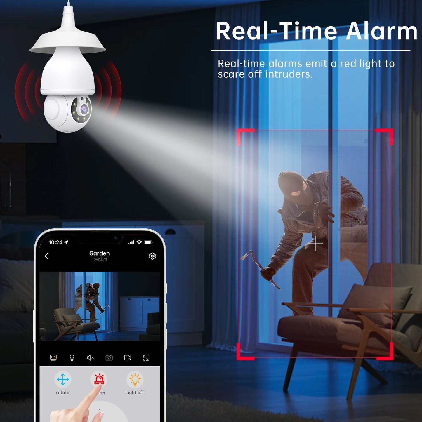 NOAHTECC Noahtec 3MP Indoor Wireless Security Camera 5G WiFi