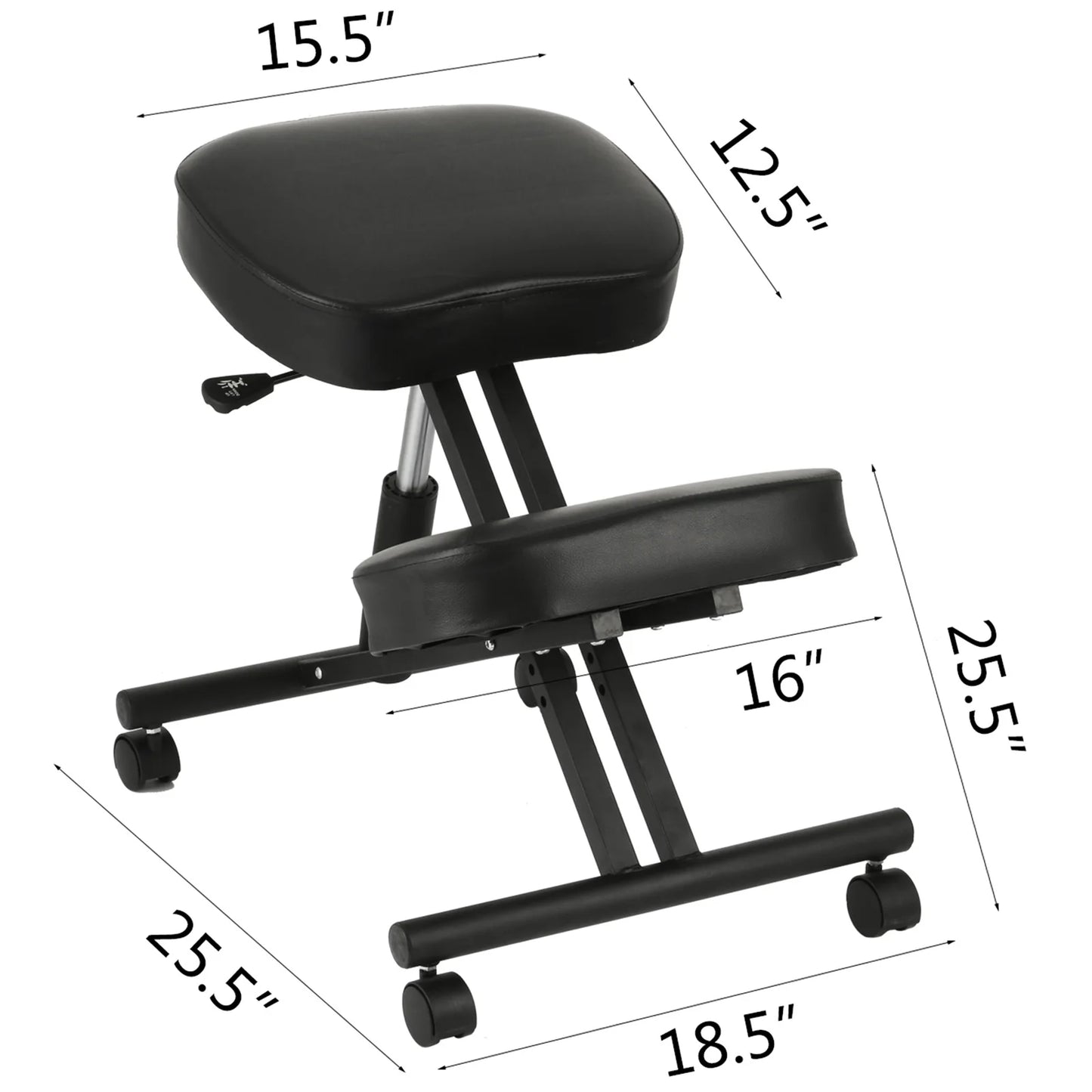 SucceBuy Ergonomic Kneeling Chair With UltraExtended CushionedSupport For Birch Office