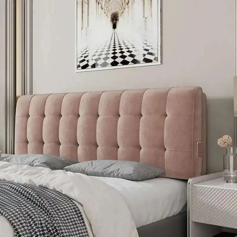Backrest Soft Bed Headboard Skin Friendly American Flannel