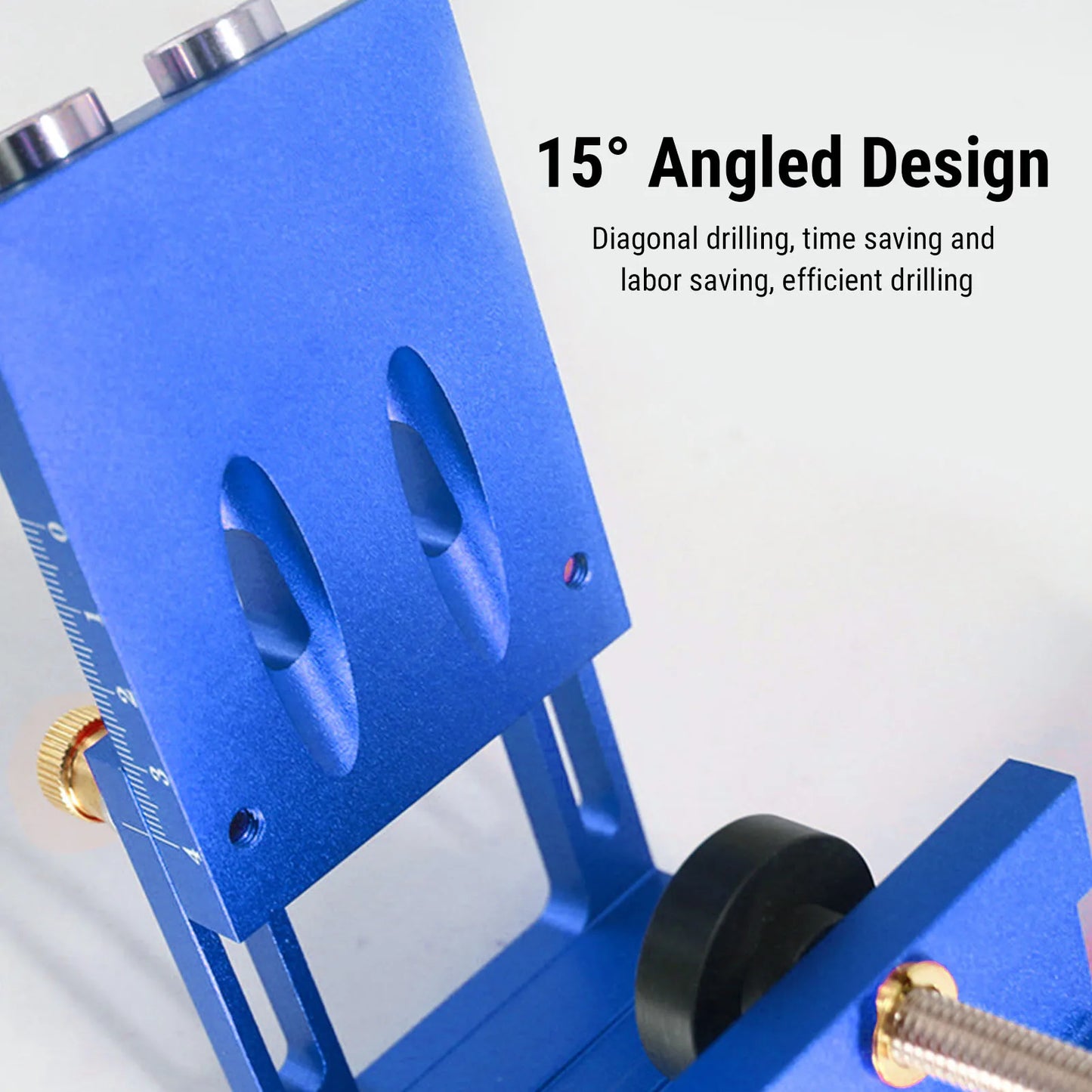 Pocket Hole Jig Kit 15 Degree Drill Guide For Woodworking