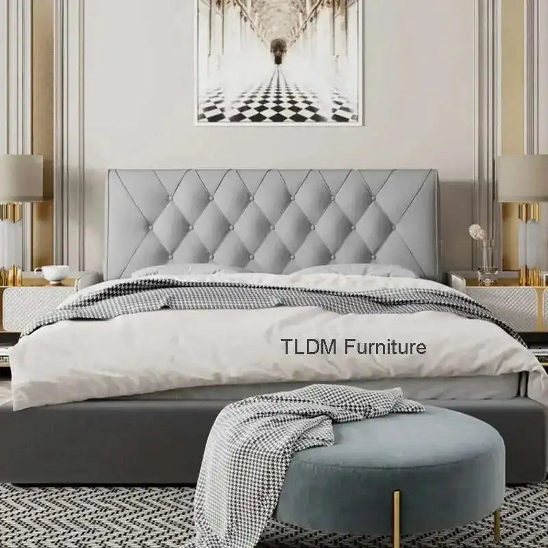 Backrest Soft Bed Headboard Skin Friendly American Flannel