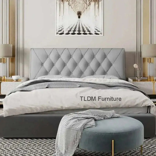 Backrest Soft Bed Headboard Skin Friendly American Flannel