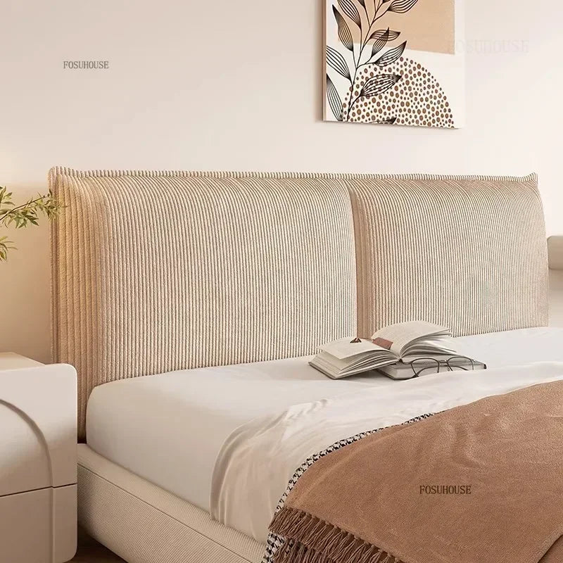 FOSUHOUSE European Corduroy Bed Headboards With Soft Backrest