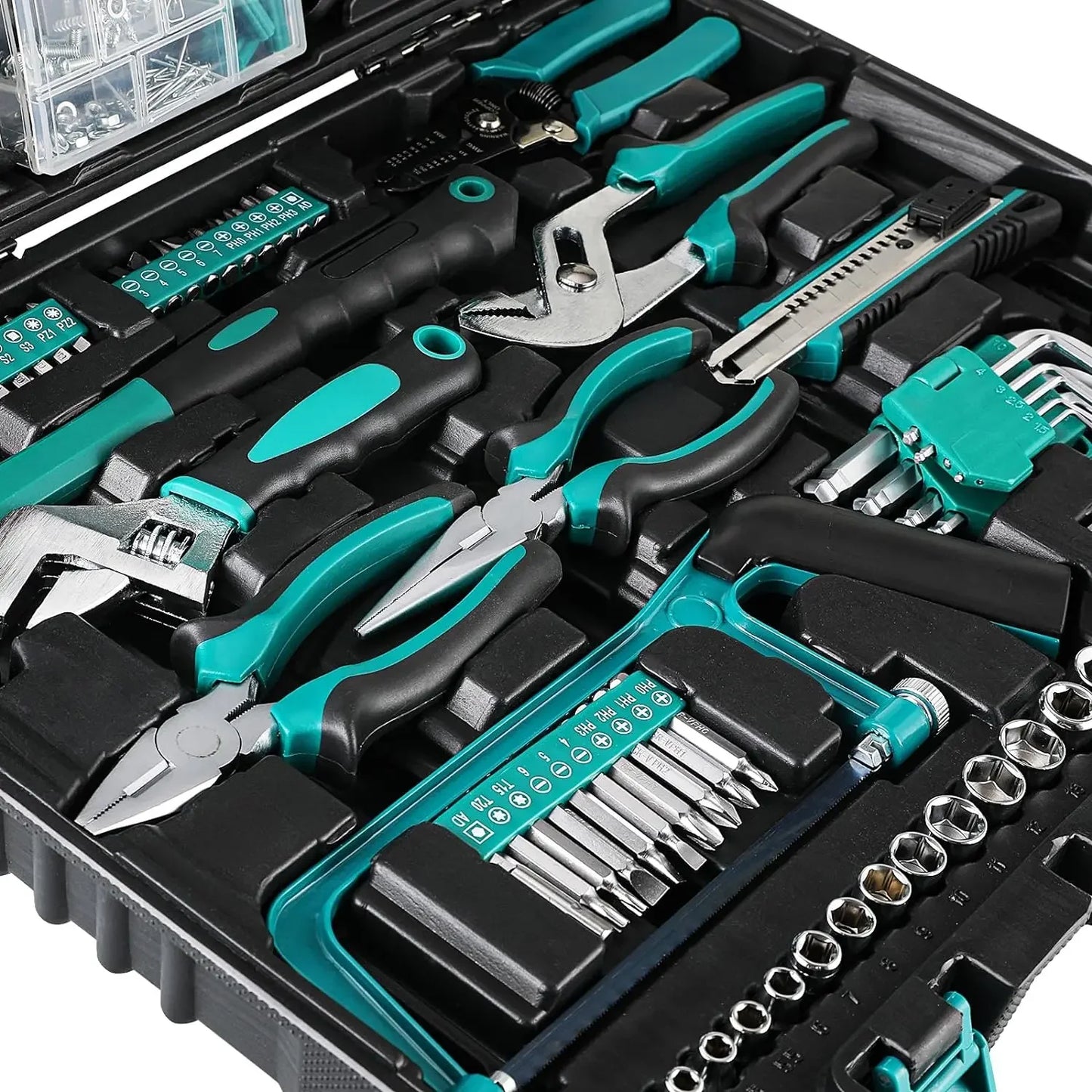 TLGREENDIY 198 Pieces Comprehensive Home And Auto Maintenance Toolset KitBundlePro