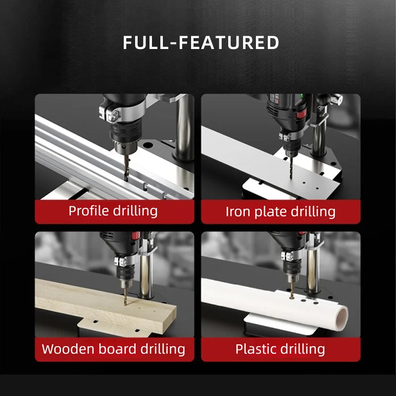 NONEDrill High Precision Electric Drill Multifunctional Rotary Stand