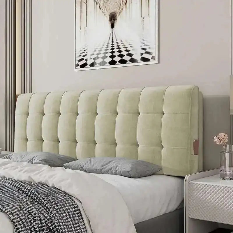 Backrest Soft Bed Headboard Skin Friendly American Flannel