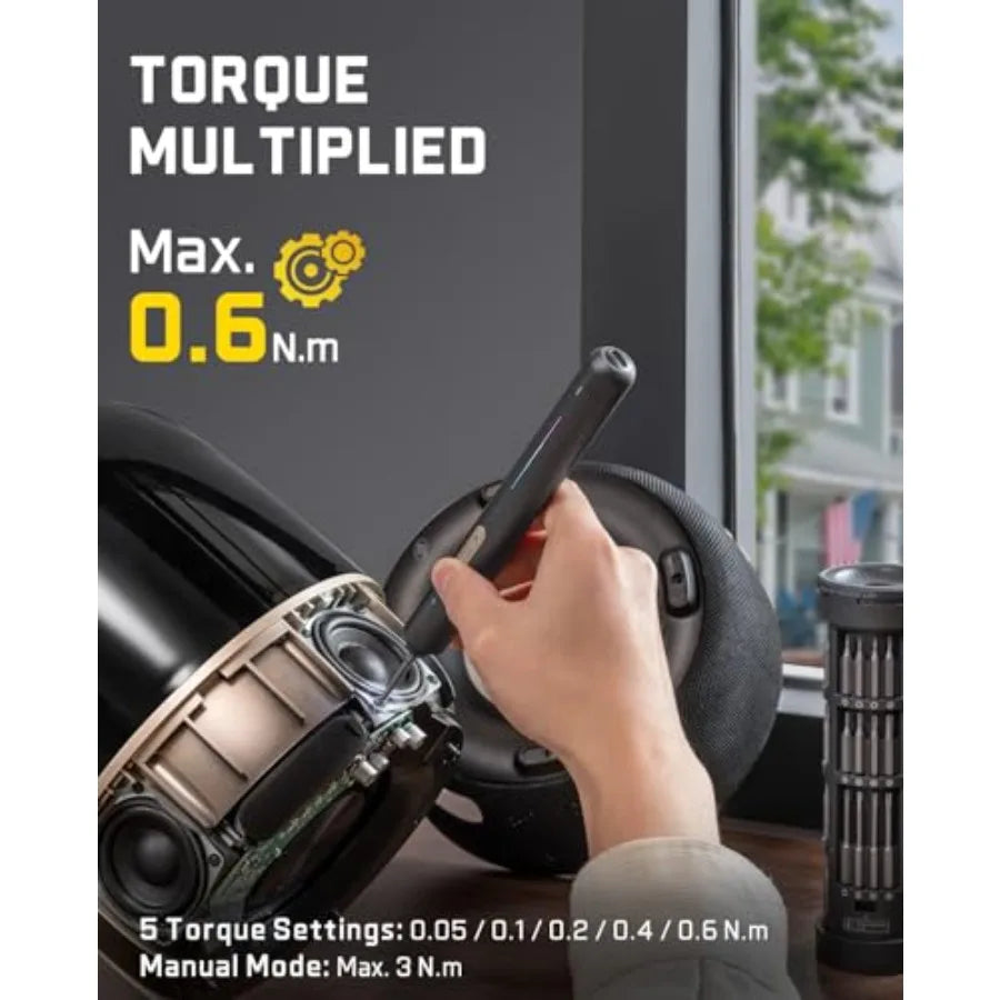 SHXI E2 Ultra Mini Electric Screwdriver And Fanttik A10 Pro 2-In-1 Digital Laser Tape Measure With HD IPS Display