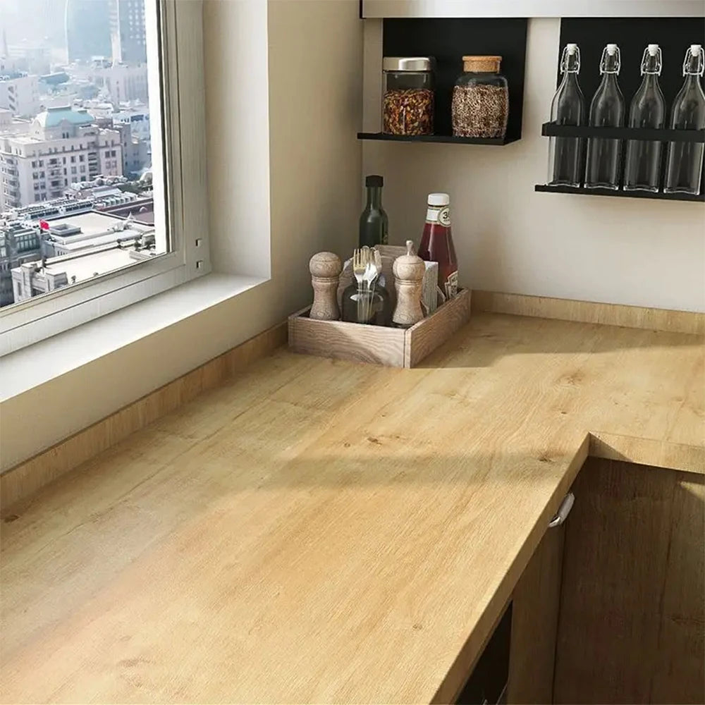 Wood Wallpaper Self Adhesive Heat Resistant For Walls And Furniture DIY Home Decor