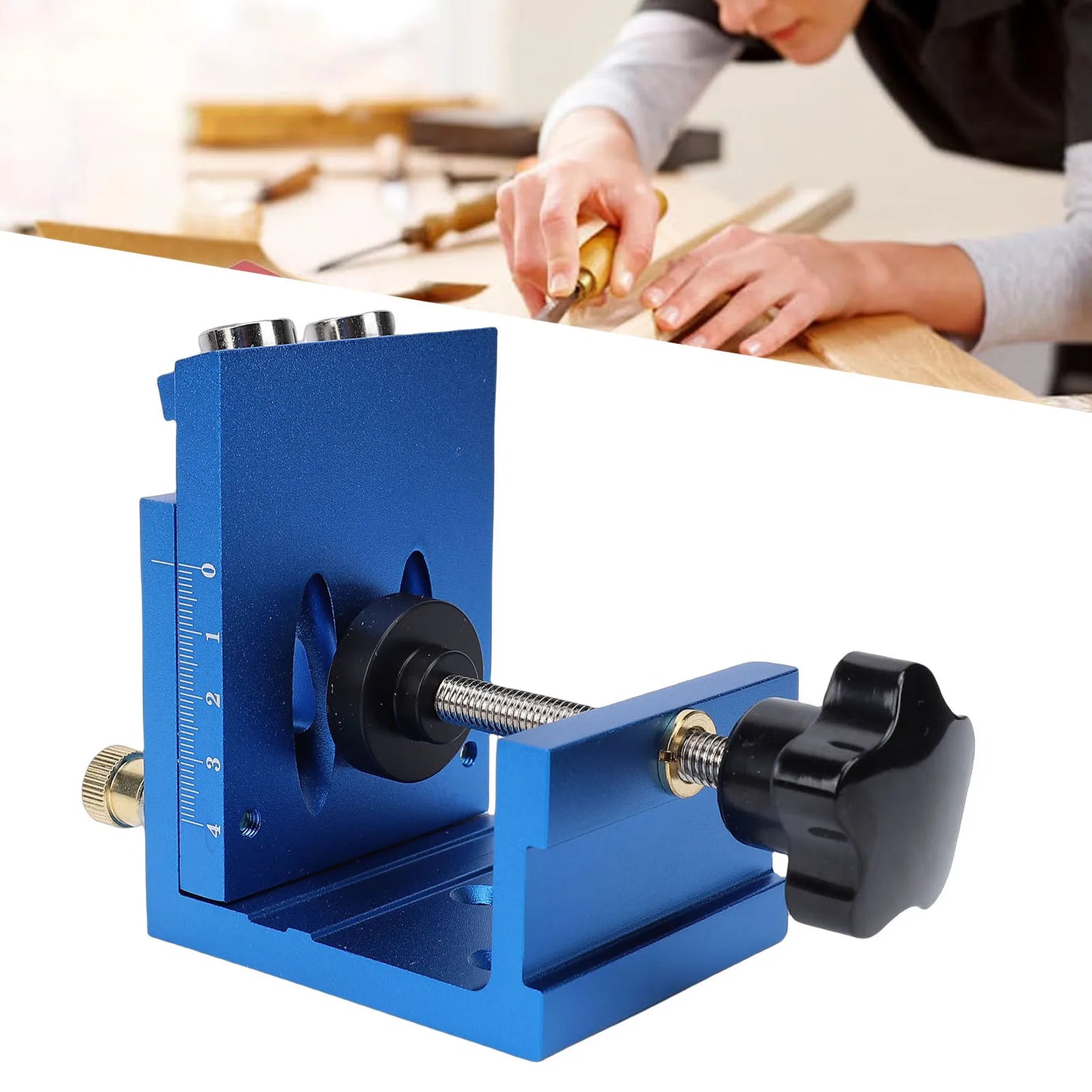 Pocket Hole Jig Kit 15 Degree Drill Guide For Woodworking