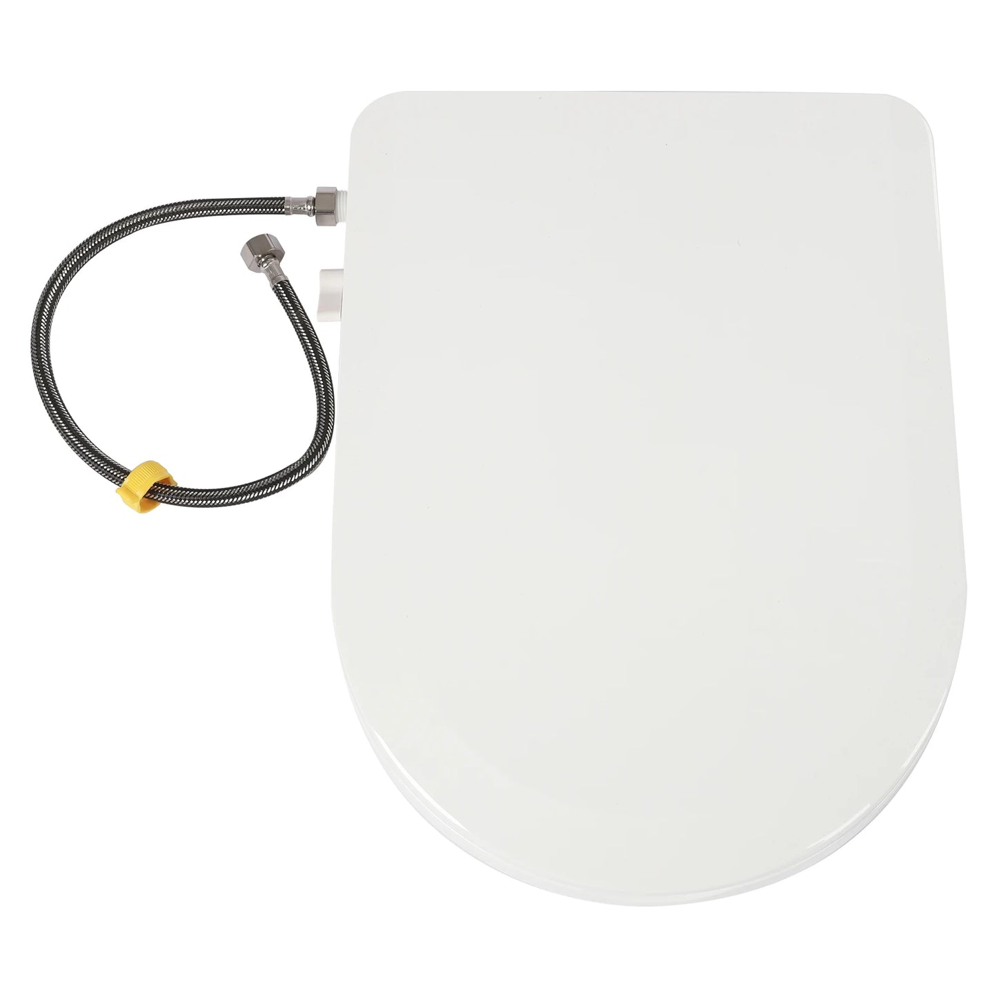 Non Electric Bidet Toilet Seat With Dual Nozzles For Elongated Toilets And Clean Hose
