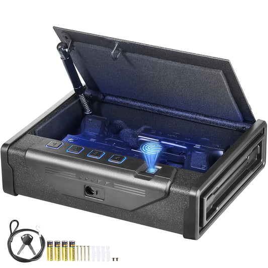 VEVOR Gun Safe Biometric 3-Way Quick Access Pistol Case