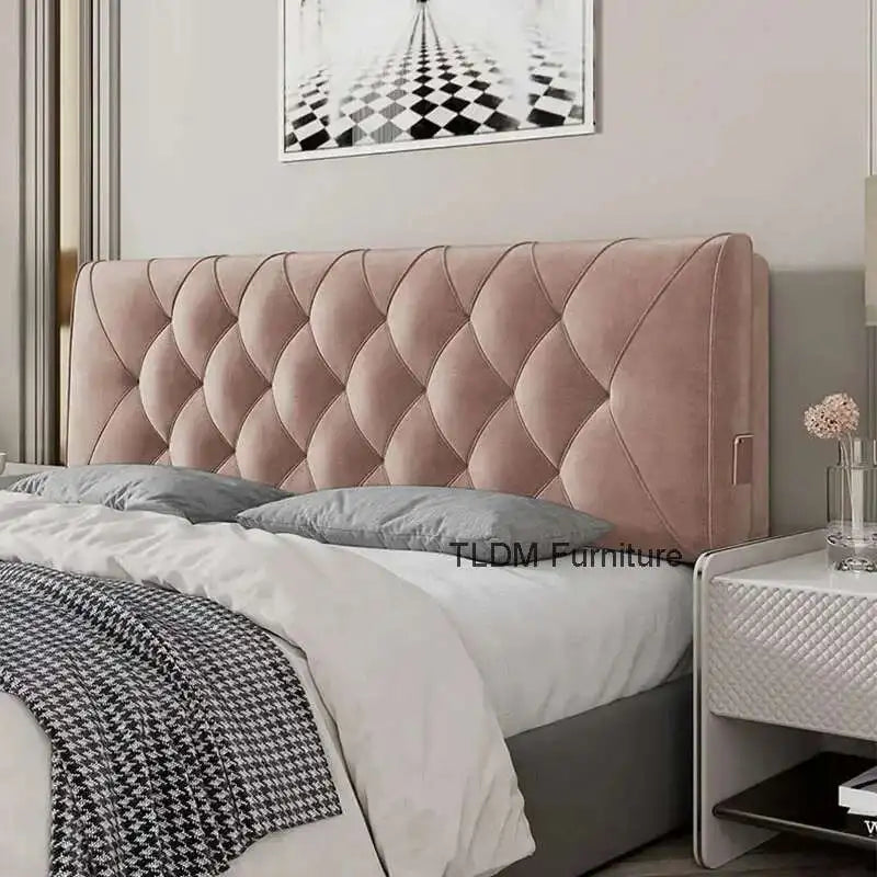 Backrest Soft Bed Headboard Skin Friendly American Flannel