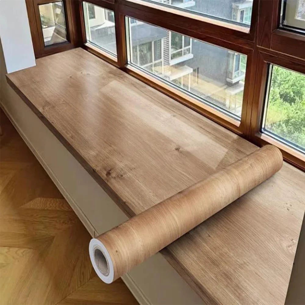 Wood Wallpaper Self Adhesive Heat Resistant For Walls And Furniture DIY Home Decor