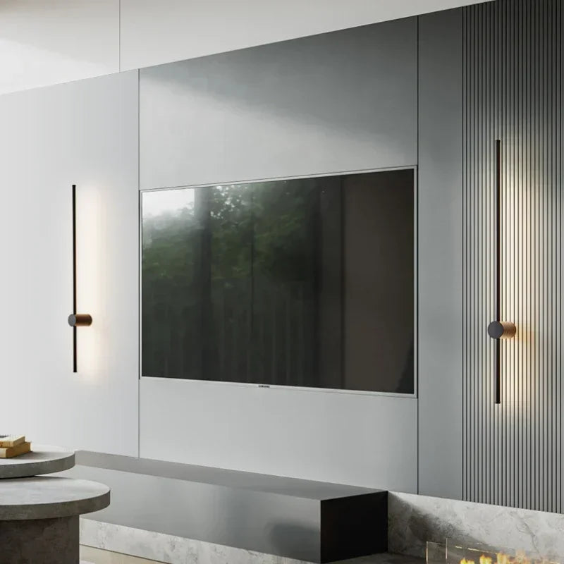 ENERLORD Nordic Luxury LED Strip WallMounted Lamp BedroomSpace BedsideLighting ReadingLight