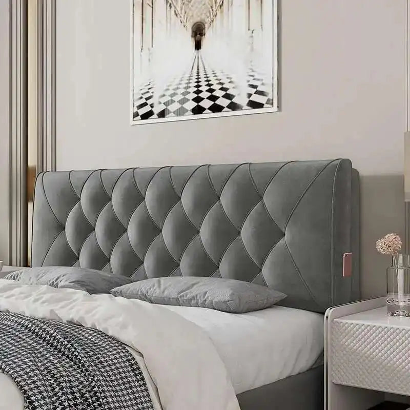 Backrest Soft Bed Headboard Skin Friendly American Flannel