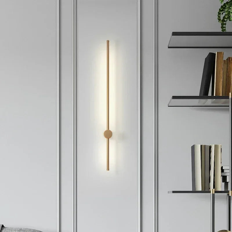 ENERLORD Nordic Luxury LED Strip WallMounted Lamp BedroomSpace BedsideLighting ReadingLight