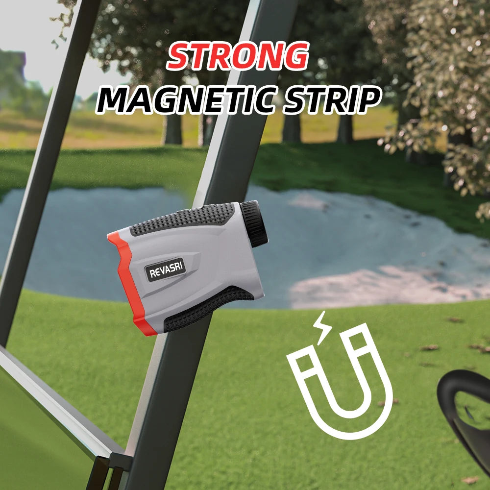 REVASRI Golf Rangefinder With Slope Flag Lock Magnetic