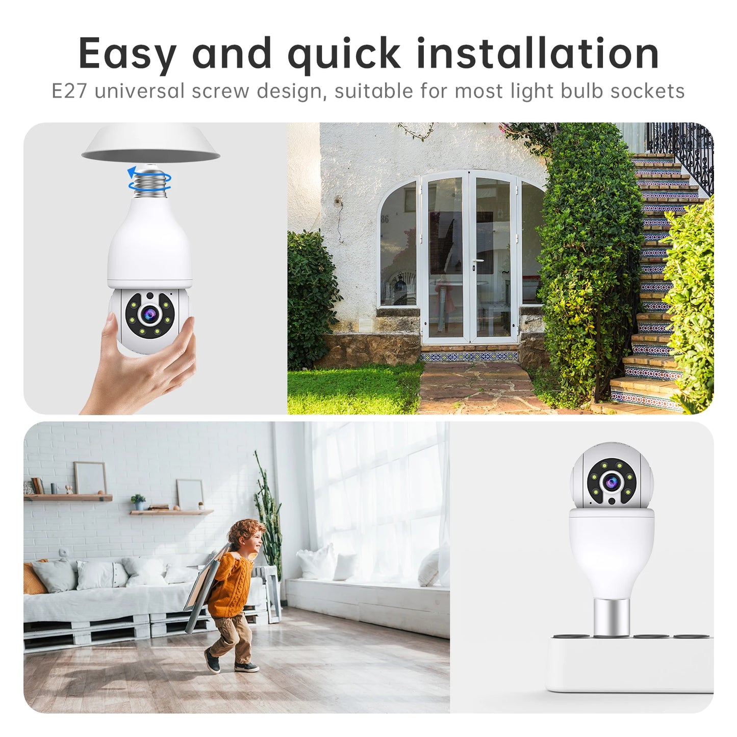 NOAHTECC Noahtec 3MP Indoor Wireless Security Camera 5G WiFi