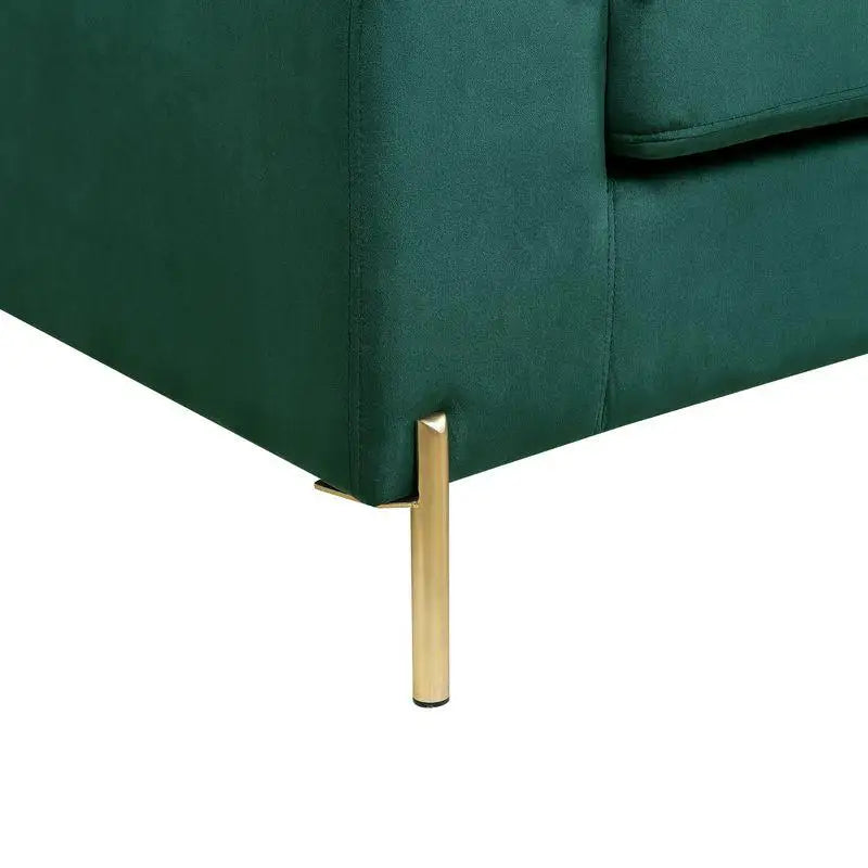 Velvet Sofa Luxurious Upholstered Couch For Living Room Modern Design And Comfort For Any Living Space