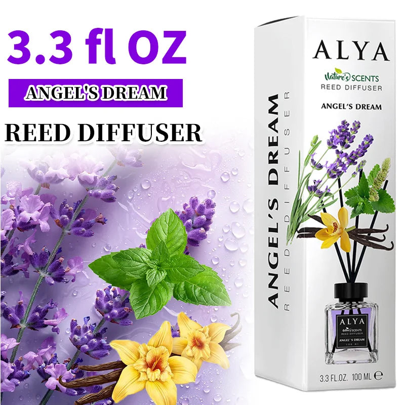 Reed Diffuser Set With 14 Scents And 4 Incense Sticks