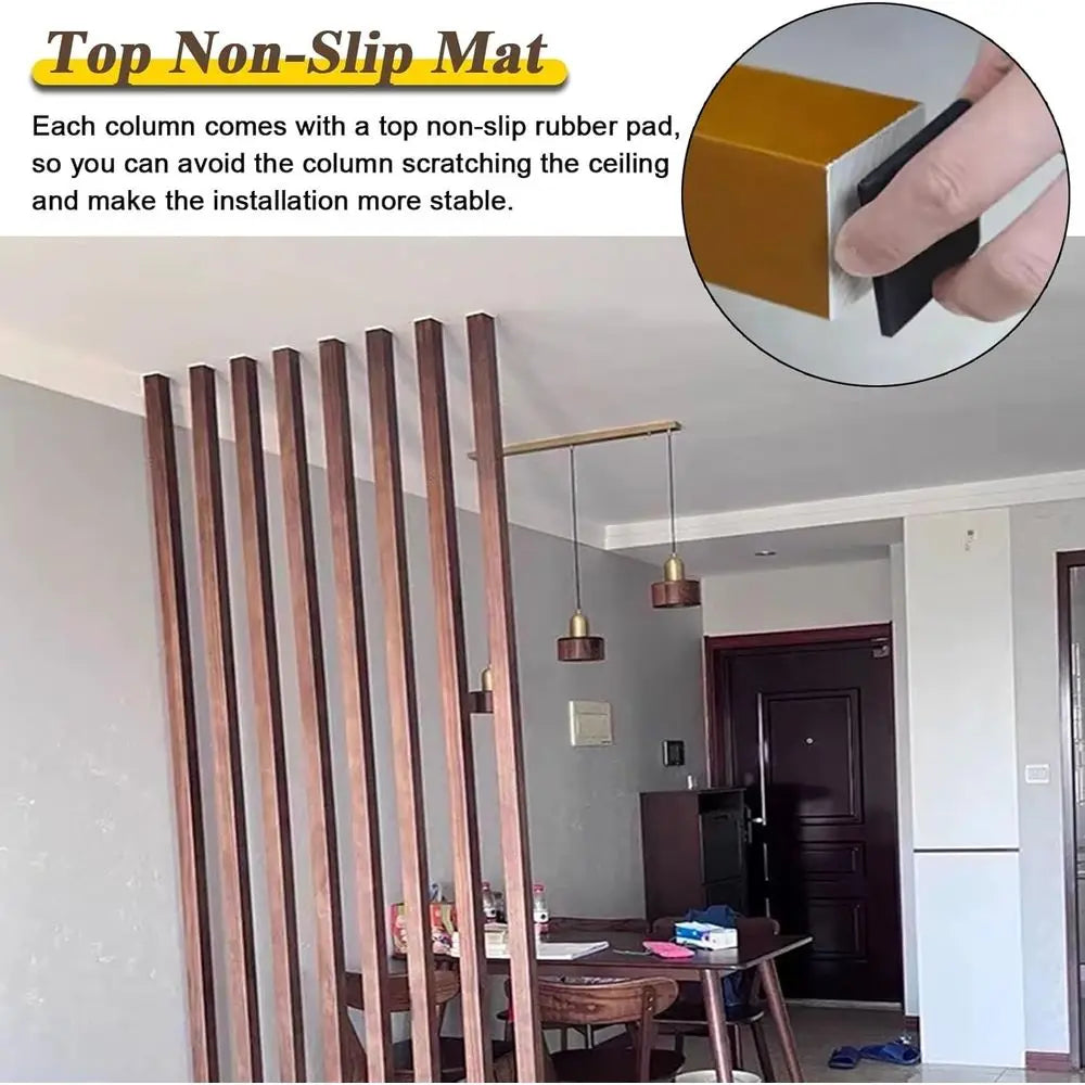 Privacy Partition With Adjustable Height For Office Or Home Entrance