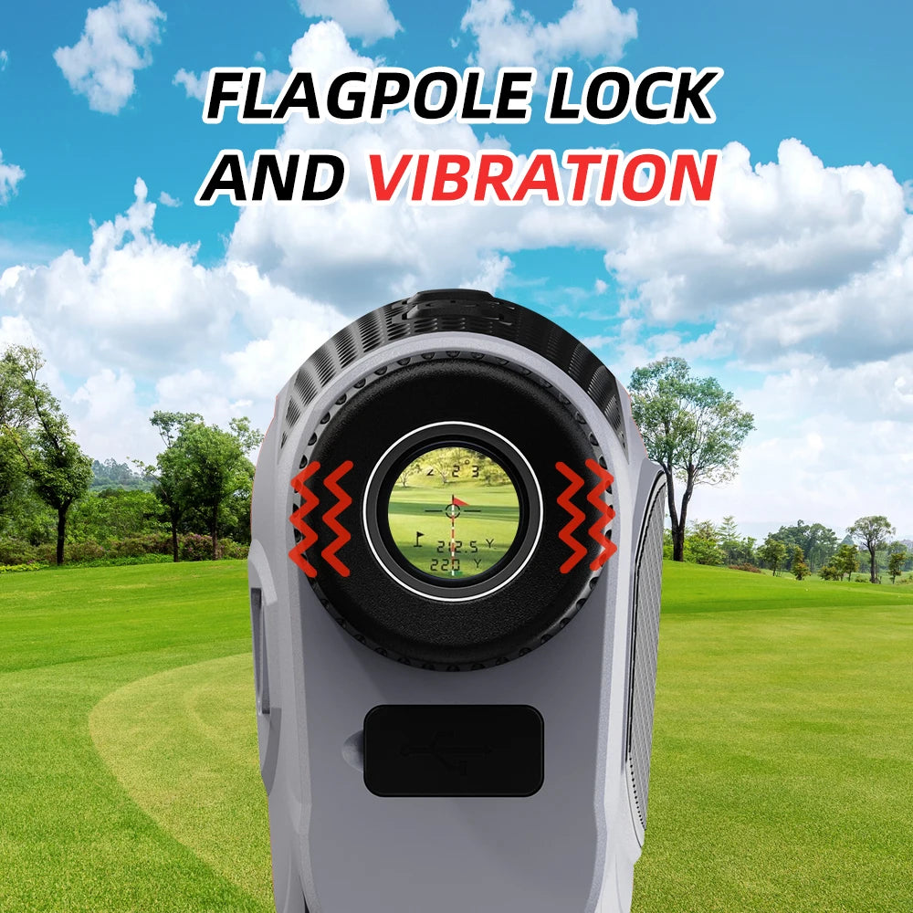 REVASRI Golf Rangefinder With Slope Flag Lock Magnetic