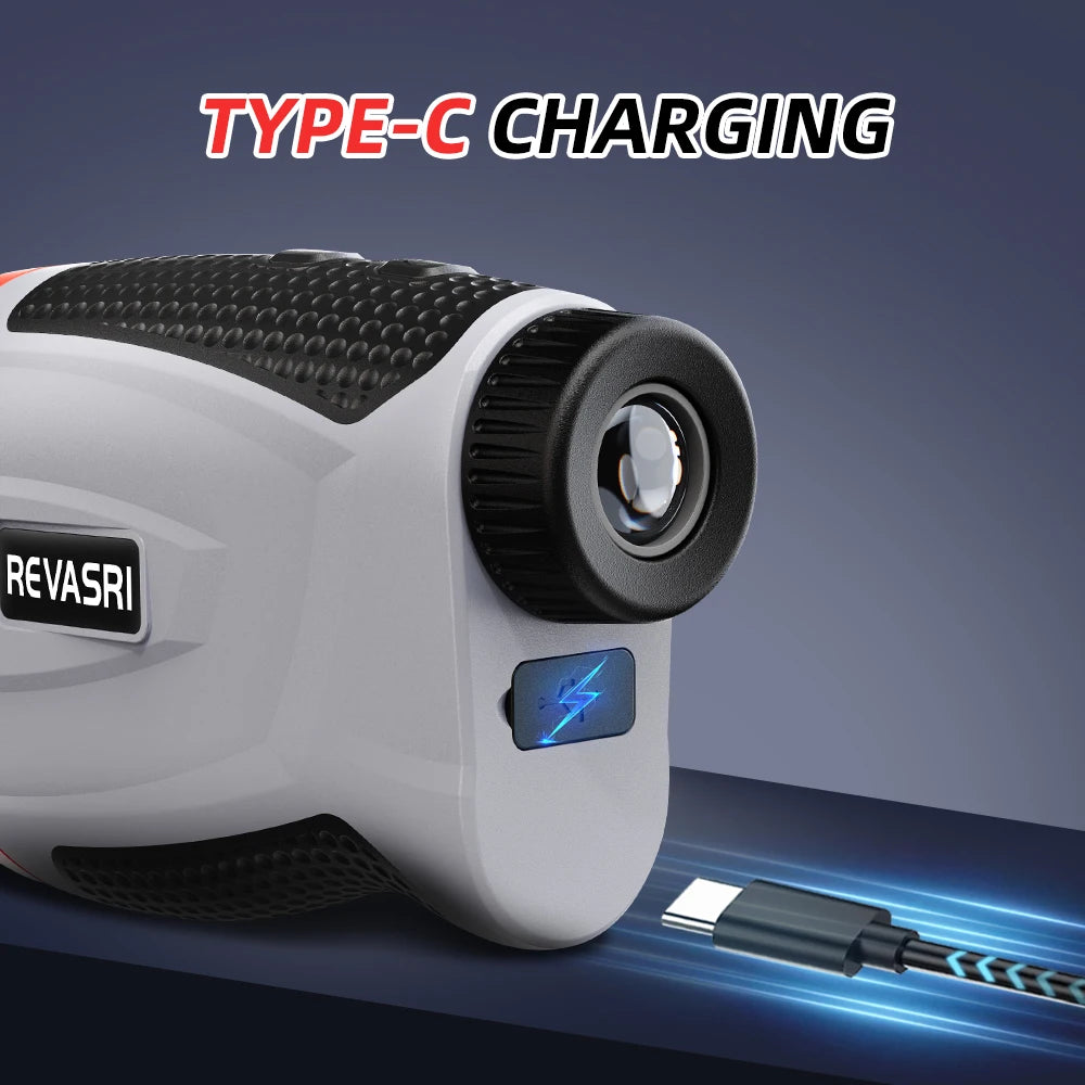 REVASRI Golf Rangefinder With Slope Flag Lock Magnetic