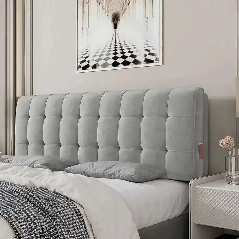 Backrest Soft Bed Headboard Skin Friendly American Flannel